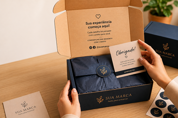 Embalagens impressas como ferramenta de marketing (unboxing experience)