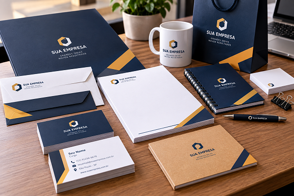 Kit de papelaria personalizada: o que toda empresa nova deveria ter impresso