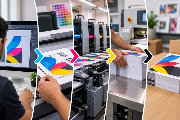 Um dia na gráfica: do arquivo digital ao produto final